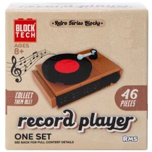 Block Tech Retro Record Player Building Set